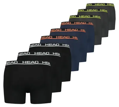 Produktbild von HEAD Herren Boxer Unterwäsche, Schwarz/Blau/Grau, XL EU
