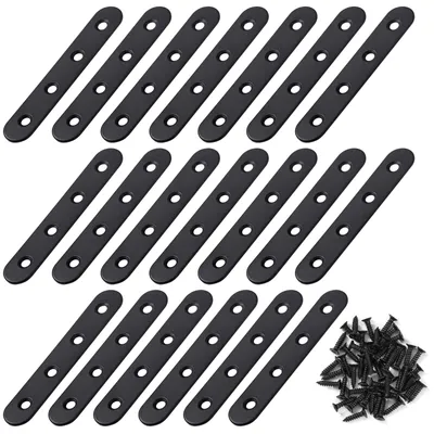Imagen del producto de Esquinas de acero inoxidable con tornillos, juego de 20 unidades