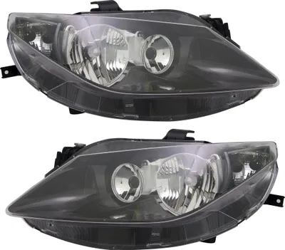 Produktbild von TYC Scheinwerfer Set für Seat Ibiza 4 6J Schwarz H7 / H7 Halogen LWR