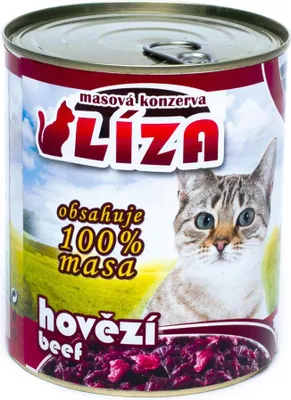 Immagine prodotto di Líza cibo in scatola per gatti 800 g 100% carne di manzo macinata finemente