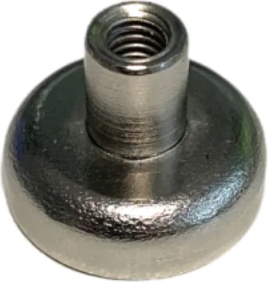 Produktbild von Topfmagnet Neodym Flachgreifer Ø 16 mm mit Innengewinde | M4 x 7 mm - Haftkraft 5 kg
