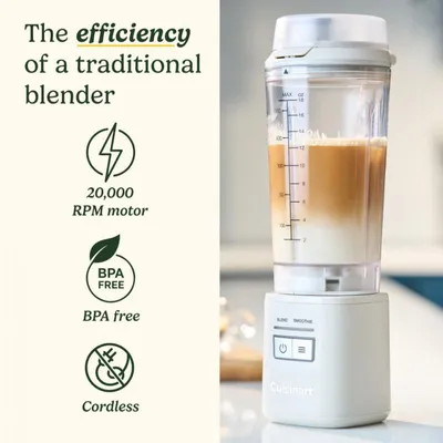 Zdjęcie produktu dla Cuisinart PBL100E, Blender sportowy, 0,5 l, Biały