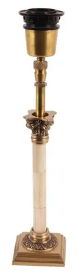 Produktbild von Tischlampenfuß, 34 cm hoch - Goldfarben - Messing