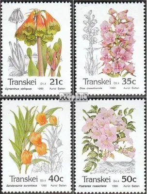 Produktbild von Briefmarken Südafrika - Transkei 1990 Mi 259-262 (kompl.Ausg.) postfrisch Pflanzen