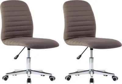 Obrázek produktu pro vidaXL Židle do jídelny 2 ks. Taupe látka