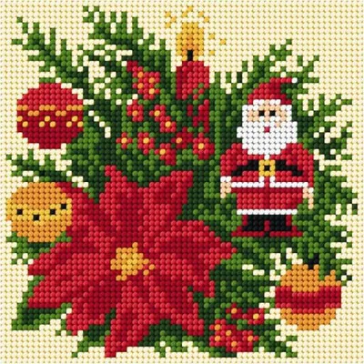Image de Kit pour broderie au point de croix Malwina 15 x 15 cm - n° 1000