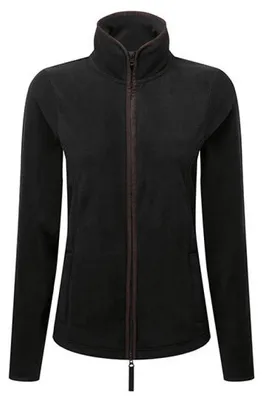 Produktbild von Premier Workwear PR824 | WomenŽs ŽArtisanŽ Fleece Jacket XS bis 3XL - Farbe: Black/Brown (ca. Pantone 4975C) - Größe: S