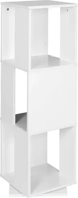Obrázok produktu pre Otočná knižnica, 34x34x108 cm, biela