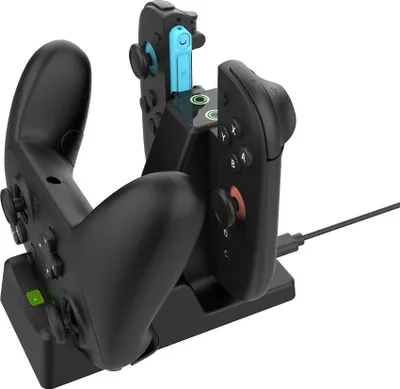 Immagine prodotto di Per Nintendo Switch 2 Joy-Con e Pro Controller Caricatore 3-in-1 con indicatore LED