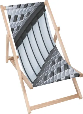 Immagine prodotto di Lettino Dreamroots pieghevole in legno, in legno di faggio fino a 130 kg, lettino pieghevole con regolazione dell'inclinazione dello schienale in 3 fasi, Forma e design