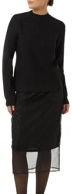 Produktbild von COMMA Mesh-Rock mit Metallic-Effekt und kurzem Futter