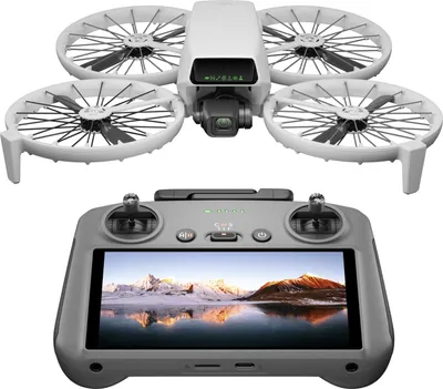 Zdjęcie produktu dla Jasnoszary dron DJI Flip z kamerą 4K i 3-osiowym stabilizatorem