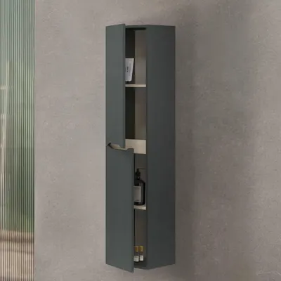 Image de Arissa - Colonne 31x26x135h cm Noir Anthracite, Modulable