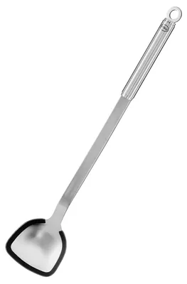 Produktbild von RÖSLE BBQ-Woklöffel mit Silikonrand, Edelstahl 18/10, 40 cm