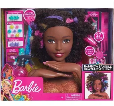 Immagine prodotto di Barbie - Testa per acconciature - Stile afro