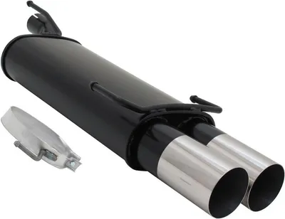 Produktbild von Novus Sportendschalldämpfer für Opel Kadett E Cabrio 2 x 90mm RL-Design