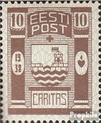 Produktbild von Briefmarken Estland 1938 Mi 131 gestempelt Stadtwappen