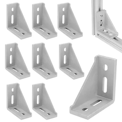 Produktbild von Set mit 8 Aluminium-Winkelmontageelementen