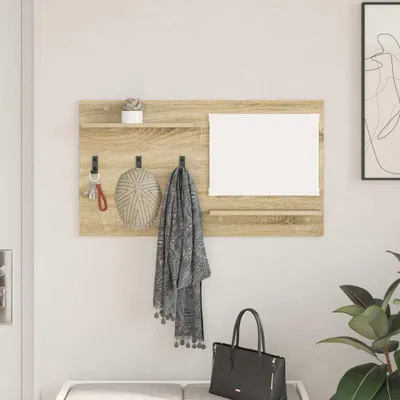 Image de Maison Exclusive - Table de chevet murale Chêne Sonoma 90 x 10 x 50 cm