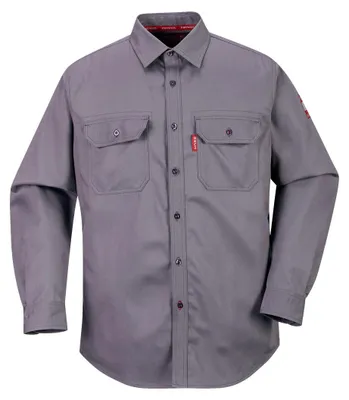 Obrázok produktu pre Nehorľavá košeľa „FR89“ Bizflame 88/12 – Portwest, sivá, XS