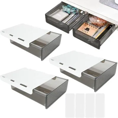Produktbild von Unter Schreibtischlade - Platzsparend - 3 Stück