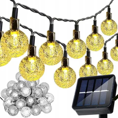 Immagine prodotto di Gardlov 24010 Catena decorativa solare 100 LED, IP44, 800 mAh, 12 m