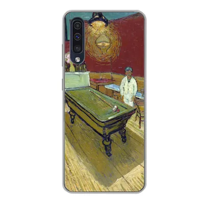 Produktbild von MuchoWow® Handyhülle Schutzhülle Hülle für Samsung Galaxy A50 Das Nachtcafé - Vincent van Gogh Silikon Softcase Handy Hülle - Mobiltelefonhülle