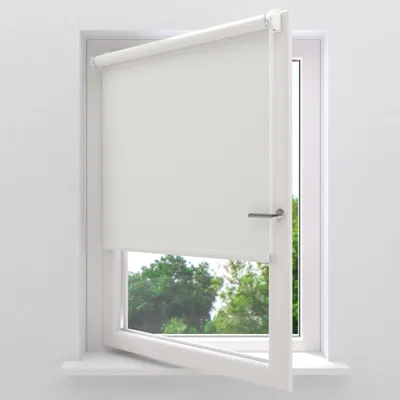 Produktbild von DTCH® Verdunkelungsrollo ohne bohren klemmfix 80 x 150 cm (BxH) weiß, fenster rollos für innen, rollo ohne bohren, klemmrollo