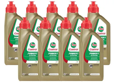 Produktbild von Castrol Power 1 Scooter2T Zweitakt Motorradöl  9x1 Liter
