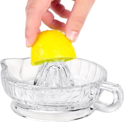 Image de Presse-agrumes manuel en verre �C Presse-citrons et oranges