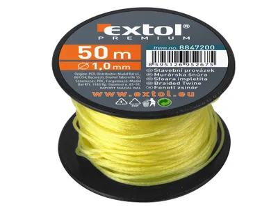 Obrázek produktu pro Provázek stavební, 1,7mm, 50m, žlutý