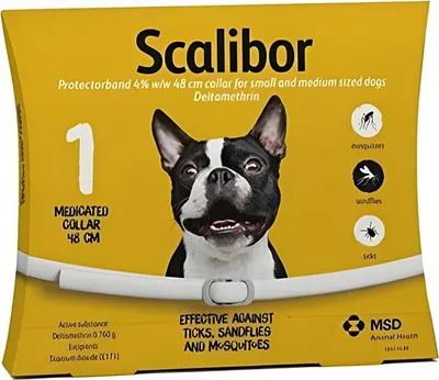 Produktbild von Scalibor - Antiparasitäres Halsband für mittelgroße Hunde - 48 cm