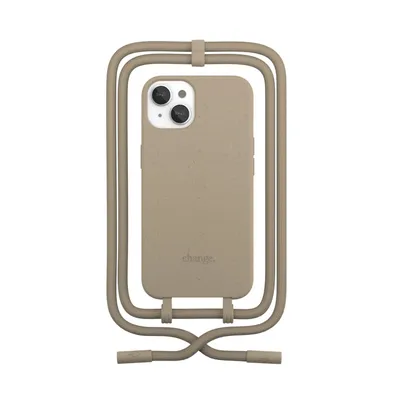 Produktbild von Woodcessories Change Case, Cover, Apple, iPhone 13 Mini, 13,7 cm (5.4"), Graubraun