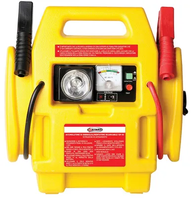Immagine prodotto di Avviatore di emergenza START con compressore 250 PSI 12 V uscita 300 AH - avviatore di emergenza portatile per batterie auto
