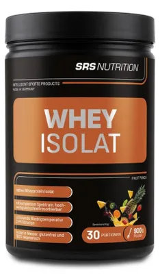 Produktbild von SRS Whey Isolat – 900 g Fruit Punch