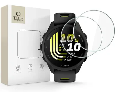 Obrázok produktu pre TECH-PROTECT GLASS FIT+ – balenie 2 kusov ochranného skla pre Garmin Forerunner 70 / 170, priehľadné