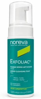 Immagine prodotto di Noreva EXFOLIAC Schiuma detergente, 150 ml Schiuma
