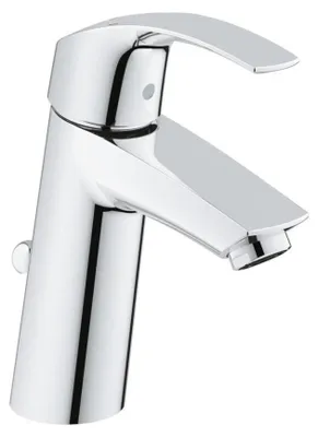 Image de Grohe Eurosmart Standard Mitigeur monocommandé pour lavabo, M-Size, saillie 110mm, vidage à tirette, 23322001