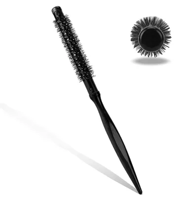 Productafbeelding van Mini-rondborstel voor föhnen, krullen en haarstyling. Mini-baardborstel, hittebestendig