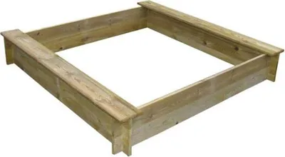 Produktbild von MARIMEX Sandkasten mit zwei Sitzen - Holz 120 x 120 cm 11640356