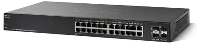 Produktbild von Cisco SG220-28MP, Managed, L2, Gigabit Ethernet (10/100/1000), Power over Ethernet (PoE), Rack-Einbau, 1U