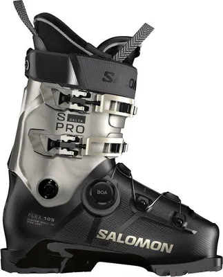 Image de SALOMON S/PRO DELTA BOA 105 W GW - Chaussures de ski, noir/bronze clair métallisé, taille 27/27