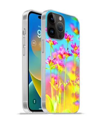 Produktbild von MuchoWow® Handyhülle Schutzhülle Hülle für Apple iPhone 14 Pro Max Blumen - Kunst - Psychedelisch Silikon Softcase Handy Hülle - Hardcover