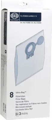A box of SEBO vacuum cleaner bags.