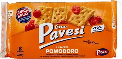 Obrázek produktu pro Gran Pavesi Pomodoro 280 g italské krekry s rajčaty a bylinkami