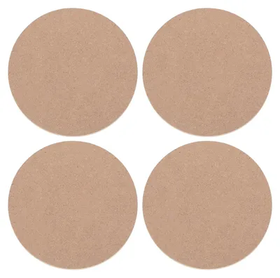 Töpferscheibenplatte, 10 cm, 4 Stück, 8 mm dick, für Ton