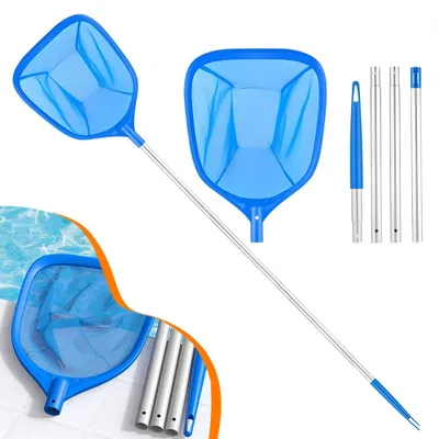 Produktbild von Skimmer Pool Kescher, Poolreinigung Kescher Feinmaschig Kescher für Pool, Spa, Teiche, Whirlpools