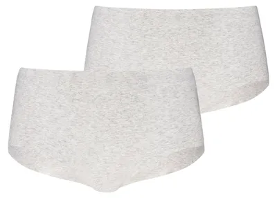 Produktbild von 2er Pack PUMA Damen Slips Invisible Ultra Soft Baumwolle Mini Shorts
