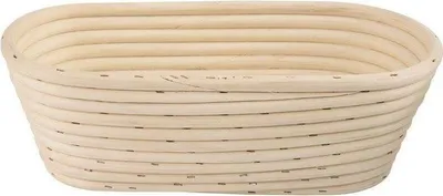 Produktbild von Orion Gärkörbchen Brotteig Gärkorb Brotform aus Rattan für ovales Brot 32x15 cm