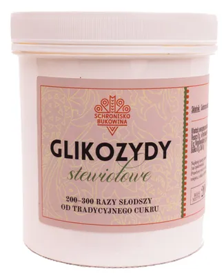 Zdjęcie produktu dla Glikozydy stewiolowe 200g - Schronisko Bukowina
